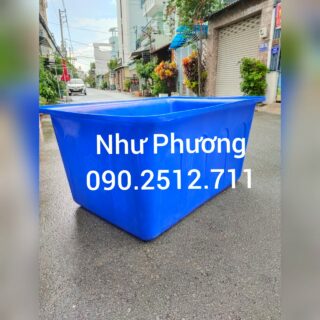 Thùng Nhựa Chữ Nhật 500L ( Dùng nuôi cá, đựng nước ) Thùng đựng nước